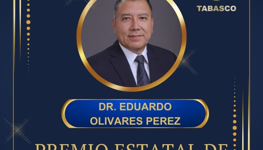 Felicitamos al Dr. Eduardo Olivares Pérez por el Premio Estatal de Ingeniería 2024